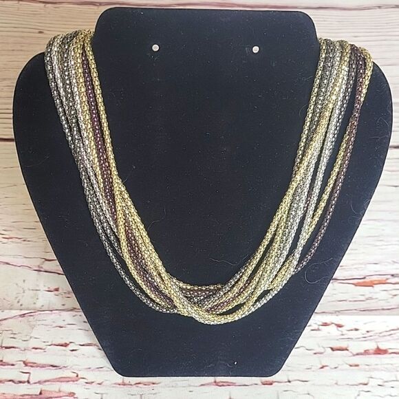 unbranded Jewelry - Vintage Multi Color Chain Necklace